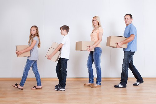 Organized furniture storage setup in Grovepark for long-term safekeeping
